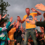 Feta na Rynku w Kielcach z okazji zdobycia przez Vive mistrzostwa i Pucharu Polski / Kamil Król / Radio Kielce