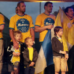 Feta na Rynku w Kielcach z okazji zdobycia przez Vive mistrzostwa i Pucharu Polski / Kamil Król / Radio Kielce