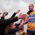 Feta na Rynku w Kielcach z okazji zdobycia przez Vive mistrzostwa i Pucharu Polski / Kamil Król / Radio Kielce