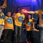 Feta na Rynku w Kielcach z okazji zdobycia przez Vive mistrzostwa i Pucharu Polski / Kamil Król / Radio Kielce