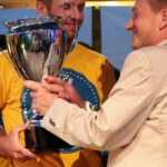 Feta na Rynku w Kielcach z okazji zdobycia przez Vive mistrzostwa i Pucharu Polski / Kamil Król / Radio Kielce