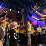 Feta na Rynku w Kielcach z okazji zdobycia przez Vive mistrzostwa i Pucharu Polski / Kamil Król / Radio Kielce