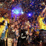 Feta na Rynku w Kielcach z okazji zdobycia przez Vive mistrzostwa i Pucharu Polski / Kamil Król / Radio Kielce