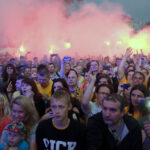 Feta na Rynku w Kielcach z okazji zdobycia przez Vive mistrzostwa i Pucharu Polski / Kamil Król / Radio Kielce