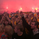 Feta na Rynku w Kielcach z okazji zdobycia przez Vive mistrzostwa i Pucharu Polski / Kamil Król / Radio Kielce