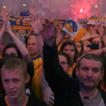 Feta na Rynku w Kielcach z okazji zdobycia przez Vive mistrzostwa i Pucharu Polski / Kamil Król / Radio Kielce