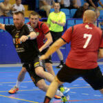 Barażowy mecz o awans do I ligi piłkarzy ręcznych: Zagłębie Sosnowiec - KSZO Ostrowiec / Kamil Król / Radio Kielce