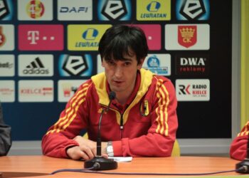 Trener Korony Jose Rojo Martin / Krzysztof Żołądek / Radio Kielce