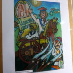 Finał konkursu "W 220 rocznicę wybuchu powstania kościuszkowskiego" - najlepsza praca plastyczna autorstwa Aleksandra Nitka z SP2 w Kielcach / Krzysztof Żołądek / Radio Kielce