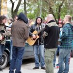 Korowód studencki Juwenalia 2014 - weselna orkiestra / Stanisław Blinstrub / Radio Kielce