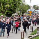 Korowód studencki Juwenalia 2014 - tłumy studentów / Stanisław Blinstrub / Radio Kielce