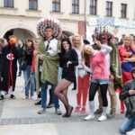 Korowód studencki Juwenalia 2014 - kolorowe przebrania / Stanisław Blinstrub / Radio Kielce