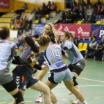 Rewanżowy mecz barażowy o wejście do I ligi piłkarek ręcznych: Ruch II Chorzów - Korona Handball Kielce / Kamil Król / Radio Kielce