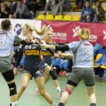 Rewanżowy mecz barażowy o wejście do I ligi piłkarek ręcznych: Ruch II Chorzów - Korona Handball Kielce / Kamil Król / Radio Kielce