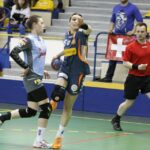 Rewanżowy mecz barażowy o wejście do I ligi piłkarek ręcznych: Ruch II Chorzów - Korona Handball Kielce / Kamil Król / Radio Kielce
