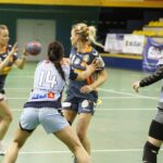 Rewanżowy mecz barażowy o wejście do I ligi piłkarek ręcznych: Ruch II Chorzów - Korona Handball Kielce / Kamil Król / Radio Kielce