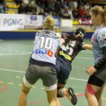 Rewanżowy mecz barażowy o wejście do I ligi piłkarek ręcznych: Ruch II Chorzów - Korona Handball Kielce / Kamil Król / Radio Kielce