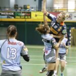 Rewanżowy mecz barażowy o wejście do I ligi piłkarek ręcznych: Ruch II Chorzów - Korona Handball Kielce / Kamil Król / Radio Kielce