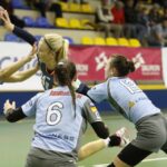 Rewanżowy mecz barażowy o wejście do I ligi piłkarek ręcznych: Ruch II Chorzów - Korona Handball Kielce / Kamil Król / Radio Kielce