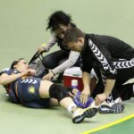 Rewanżowy mecz barażowy o wejście do I ligi piłkarek ręcznych: Ruch II Chorzów - Korona Handball Kielce / Kamil Król / Radio Kielce