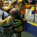 Rewanżowy mecz barażowy o wejście do I ligi piłkarek ręcznych: Ruch II Chorzów - Korona Handball Kielce / Kamil Król / Radio Kielce