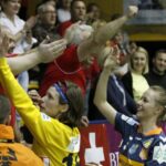 Rewanżowy mecz barażowy o wejście do I ligi piłkarek ręcznych: Ruch II Chorzów - Korona Handball Kielce / Kamil Król / Radio Kielce