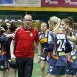 Rewanżowy mecz barażowy o wejście do I ligi piłkarek ręcznych: Ruch II Chorzów - Korona Handball Kielce / Kamil Król / Radio Kielce