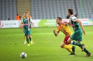 31.05.2014 Fragment meczu Korona Kielce - Śląsk Wrocław / Wojciech Habdas / Radio Kielce