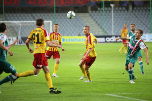 31.05.2014 Fragment meczu Korona Kielce - Śląsk Wrocław / Wojciech Habdas / Radio Kielce