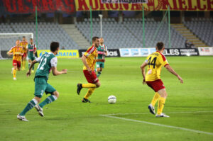 31.05.2014 Fragment meczu Korona Kielce - Śląsk Wrocław / Wojciech Habdas / Radio Kielce