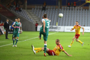 31.05.2014 Fragment meczu Korona Kielce - Śląsk Wrocław / Wojciech Habdas / Radio Kielce