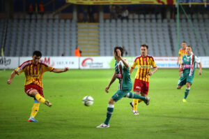 31.05.2014 Fragment meczu Korona Kielce - Śląsk Wrocław / Wojciech Habdas / Radio Kielce