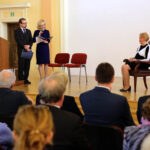 Jubileusz czterdziestolecia pracy naukowej profesor Reginy Renz. Przedstawiona została także ścieżka kariery jubilatki. / Wojciech Habdas / Radio Kielce