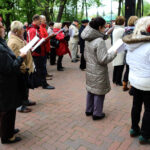 Pieśniobranie majowe w parku. / Wojciech Habdas / Radio Kielce