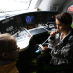 DDD o pociągach, na dworcu PKP i w nowoczesnym pociągu. / Wojciech Habdas / Radio Kielce