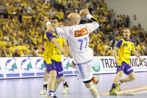 Drugi meczu finału play-off PGNiG Superligi piłkarzy ręcznych: Vive Targi Kielce - Orlen Wisła Płock / Kamil Król / Radio Kielce