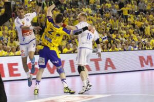 Drugi meczu finału play-off PGNiG Superligi piłkarzy ręcznych: Vive Targi Kielce - Orlen Wisła Płock / Kamil Król / Radio Kielce