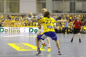 Drugi meczu finału play-off PGNiG Superligi piłkarzy ręcznych: Vive Targi Kielce - Orlen Wisła Płock / Kamil Król / Radio Kielce