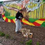 W Zagnańsku powstaje mural. / Krzysztof Żołądek / Radio Kielce