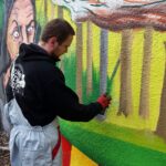 W Zagnańsku powstaje mural. / Krzysztof Żołądek / Radio Kielce