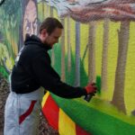 W Zagnańsku powstaje mural. / Krzysztof Żołądek / Radio Kielce