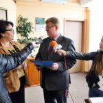 Pikieta Pielęgniarek pod urzędem Marszałkowskim Województwa Świętokrzyskiego / Stanisław Blinstrub / Radio Kielce