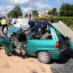 Groźny wypadek w centrum Kielc / Kamil Król / Radio Kielce