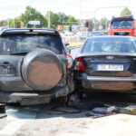 Groźny wypadek w centrum Kielc / Kamil Król / Radio Kielce