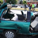 Groźny wypadek w centrum Kielc / Kamil Król / Radio Kielce