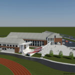 Wizualizacja Centrum Kulturalno - Sportowego w Nowinach / Rodak & Jażdżyk pracownia projektowa