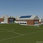 Wizualizacja Centrum Kulturalno - Sportowego w Nowinach / Rodak & Jażdżyk pracownia projektowa