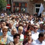 Procesja Bożego Ciała w centrum Kielc / Stanisław Blinstrub / Radio Kielce