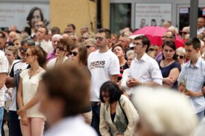 Procesja Bożego Ciała w centrum Kielc / Stanisław Blinstrub / Radio Kielce