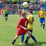 Minimundial 2014. Fragment finału Holandia (gimnazjum z Łagowa) - Anglia (gimnazjum z Daleszyc) / Kamil Markiewicz / Echo Dnia